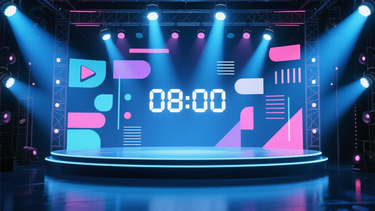 排列5开奖直播画面示意